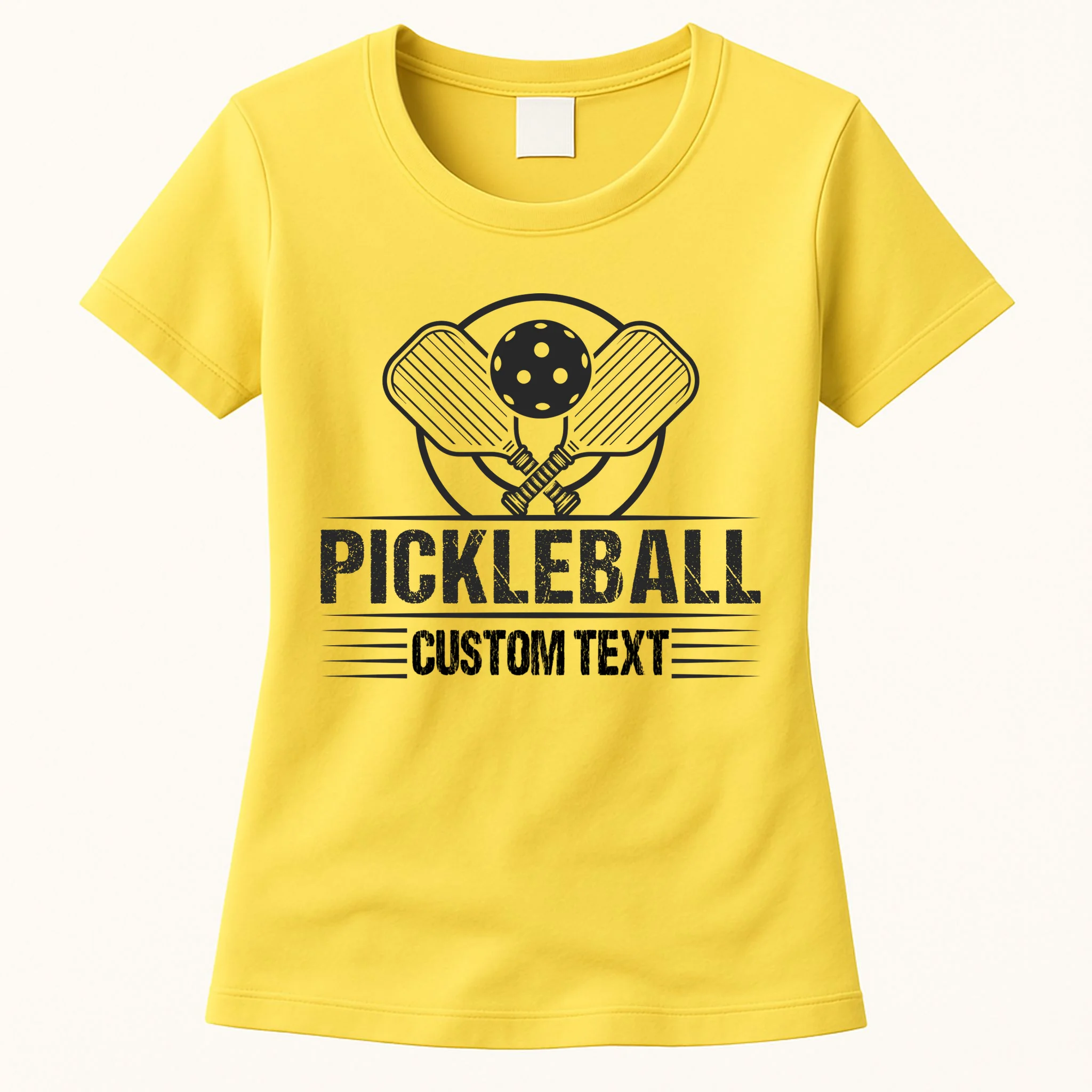 Custom Pickleball Legend Personalized Women's T-Shirt Front
