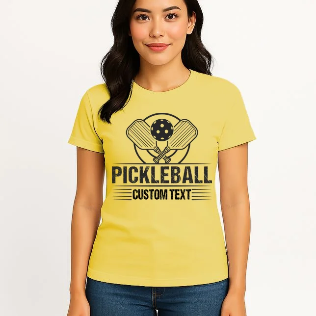 Custom Pickleball Legend Personalized Women's T-Shirt - Front 3