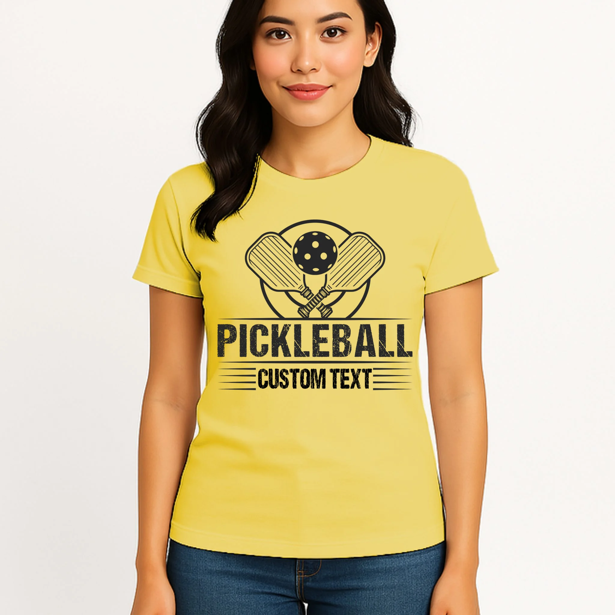 Custom Pickleball Legend Personalized Women's T-Shirt - Front 3