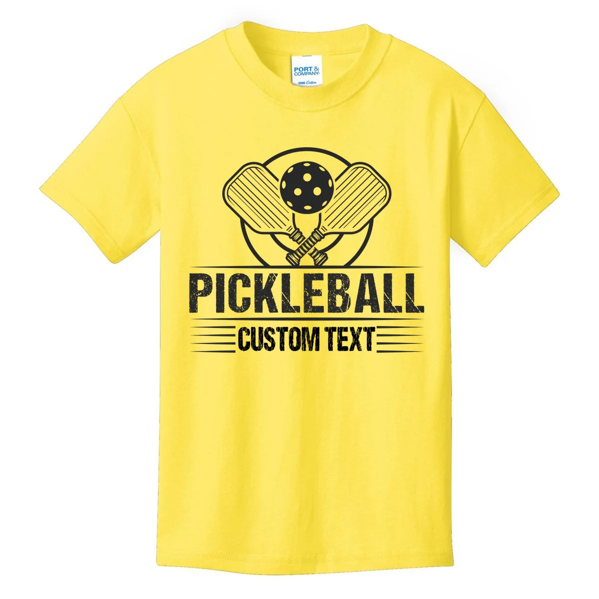 Custom Pickleball Legend Personalized Kids T-Shirt - Front