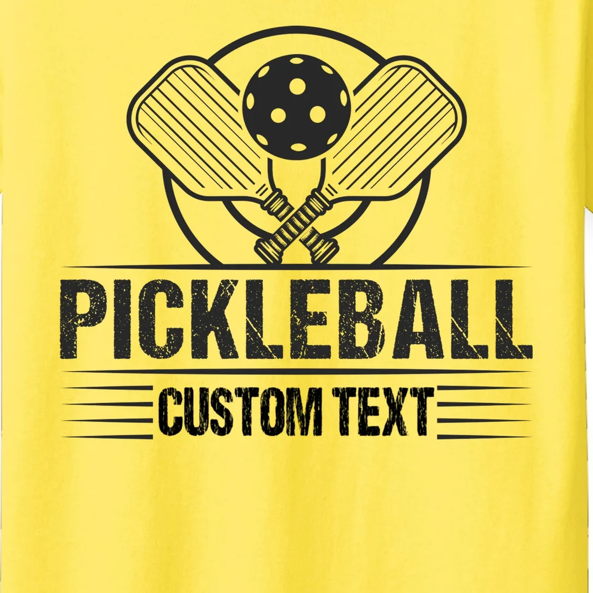Custom Pickleball Legend Personalized Kids T-Shirt - Front - Close-up