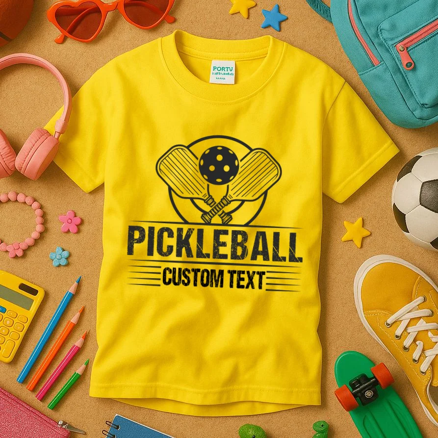 Custom Pickleball Legend Personalized Kids T-Shirt - Front 2