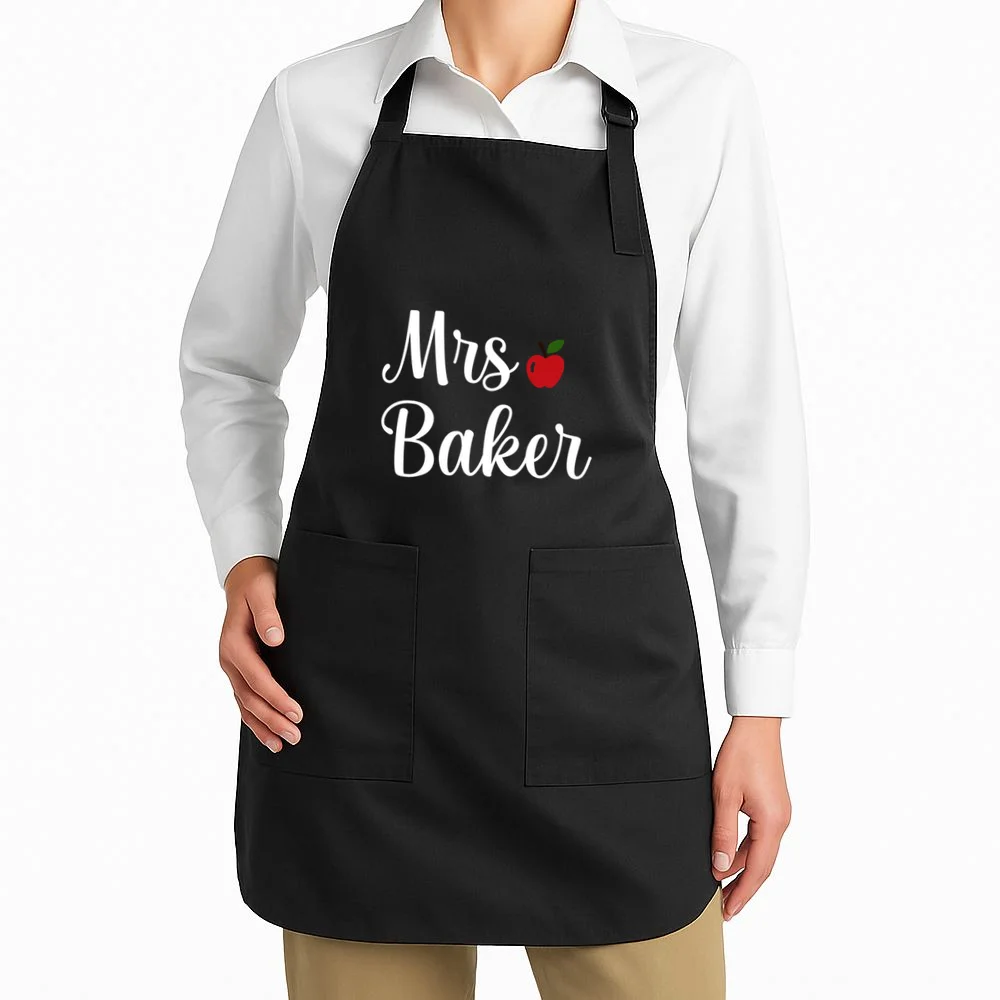 Custom Personalized Name Shirt Apron - Front 1