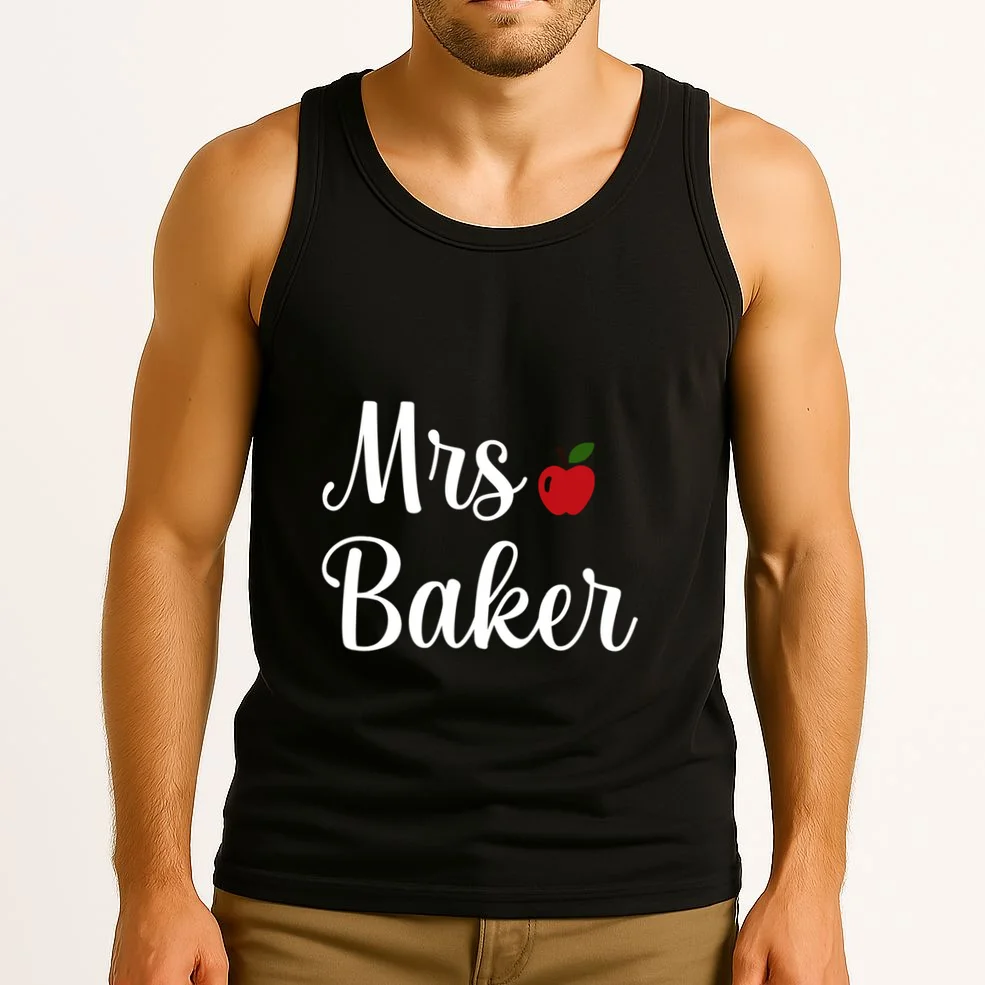 Custom Personalized Name Shirt Men's Tank Top - Front 2