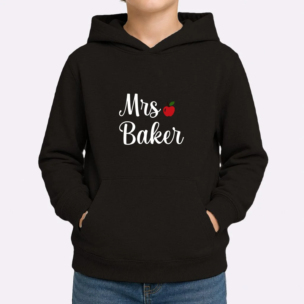 Custom Personalized Name Shirt Kids Hoodie - Front 1