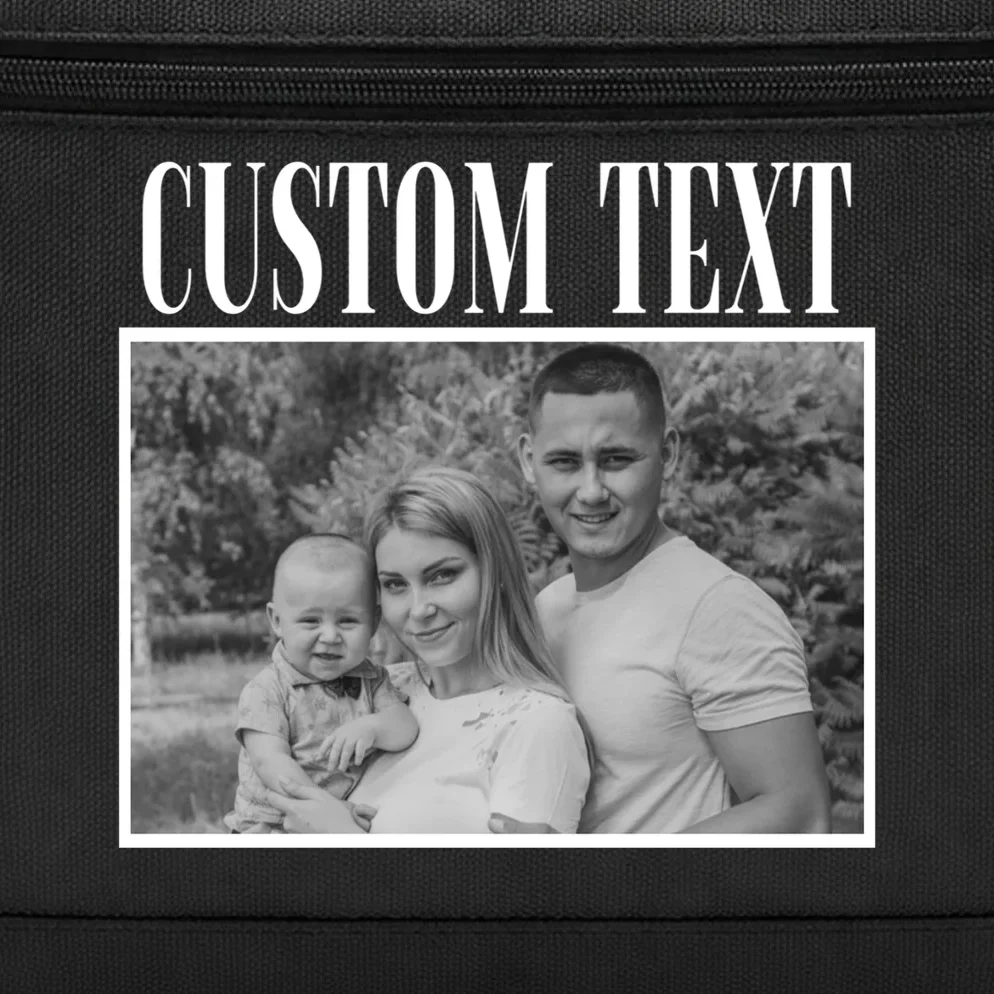 Custom Photo Personalized Portrait Briefcase - Front - Close-up