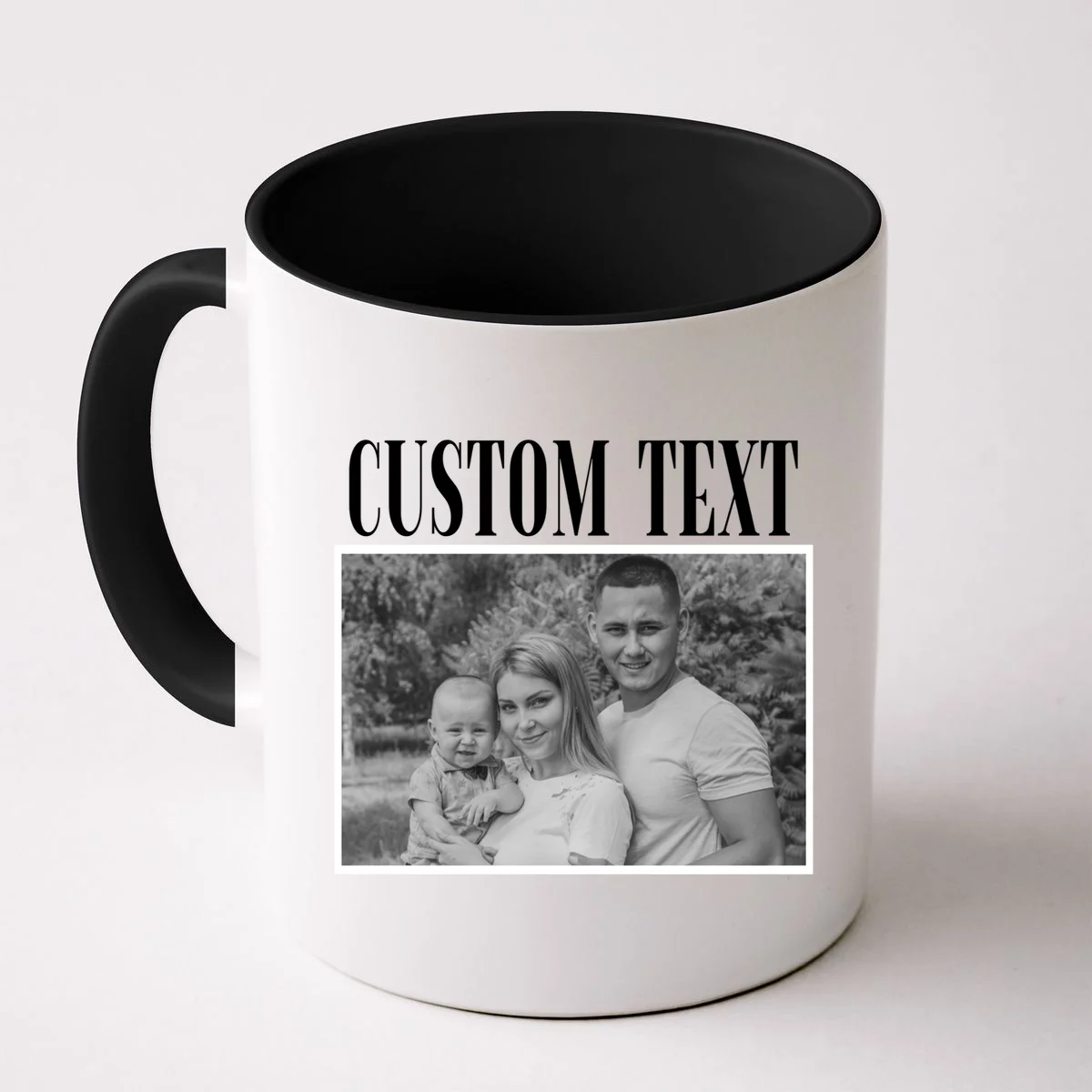 Custom Photo Personalized Portrait Coffee Mug - Front