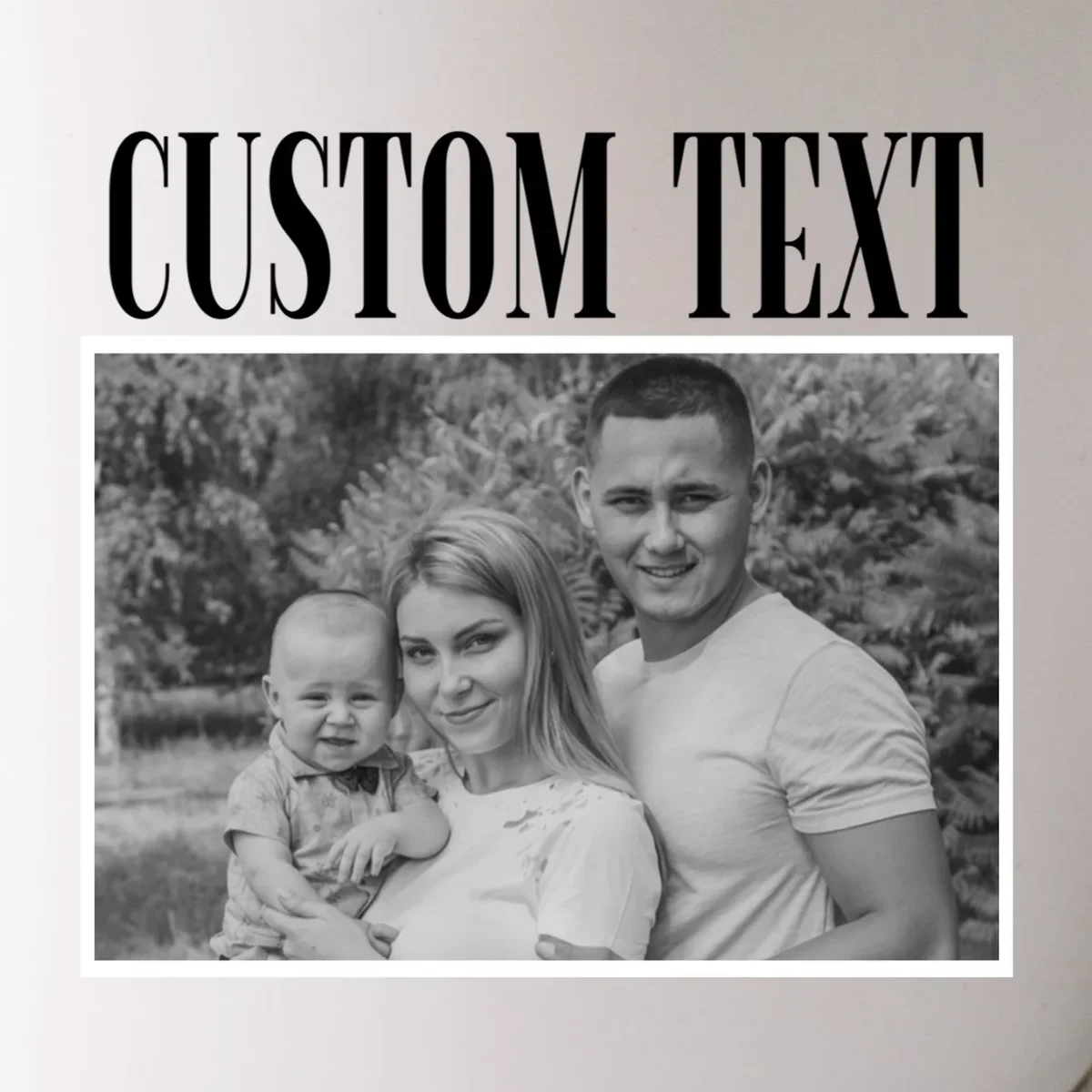 Custom Photo Personalized Portrait Mug - Front - Close-up