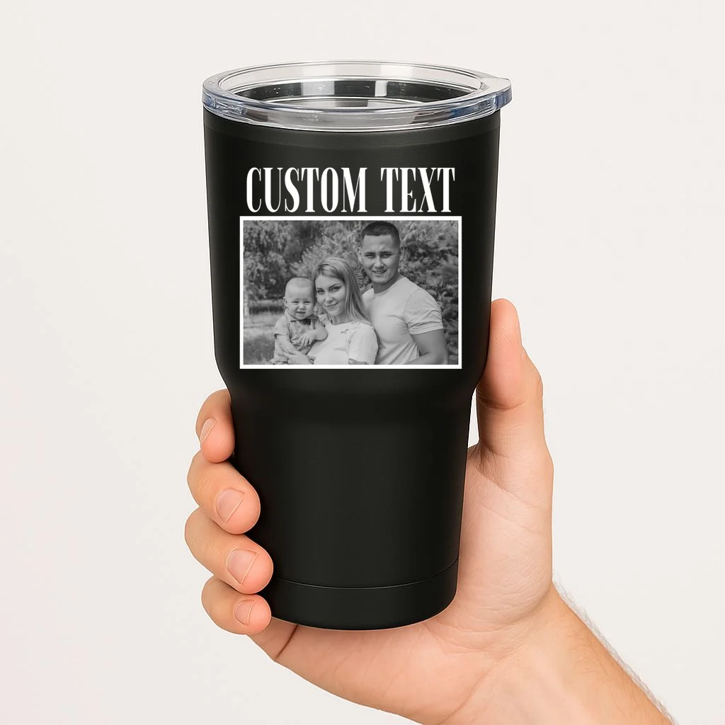 Custom Photo Personalized Portrait 20oz Tumbler - Front 1