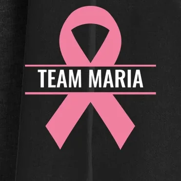 Customizable Pink Ribbon Support Women's Cardigan - Front - Close-up