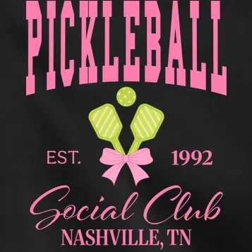 Custom Pickleball Social Club Personalized Kids Jacket - Front - Close-up