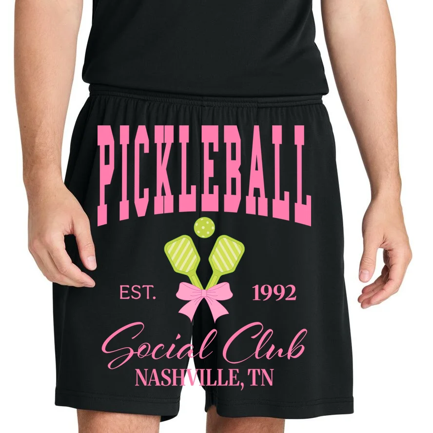 Custom Pickleball Social Club Personalized Men's Shorts - Front 1