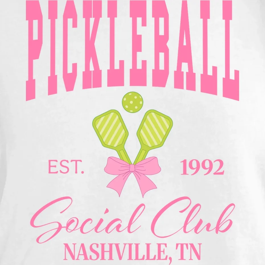 Custom Pickleball Social Club Personalized Comfort Colors Unisex T-Shirt - Front - Close-up