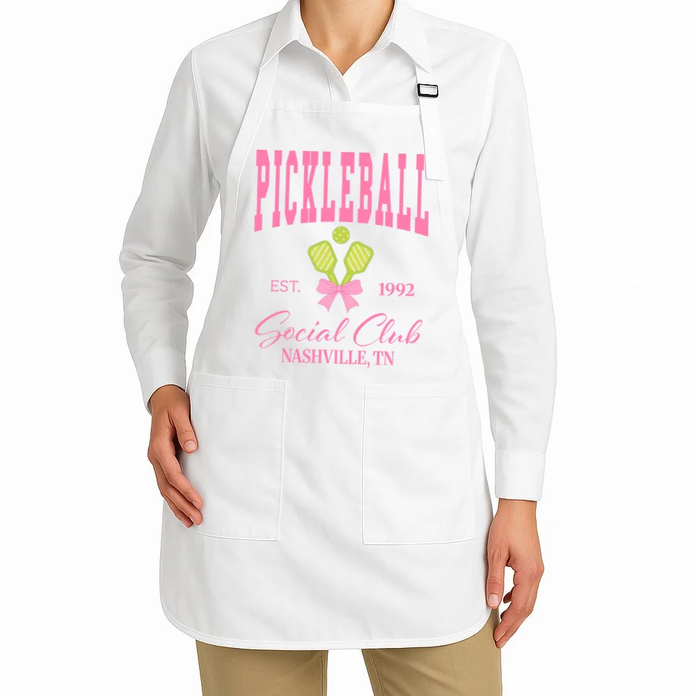Custom Pickleball Social Club Personalized Apron - Front 1