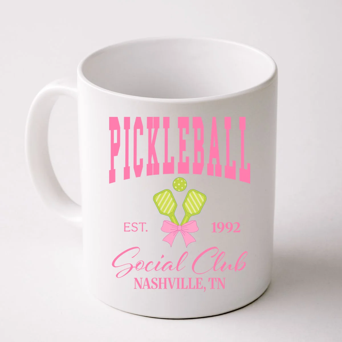 Custom Pickleball Social Club Personalized Mug - Front