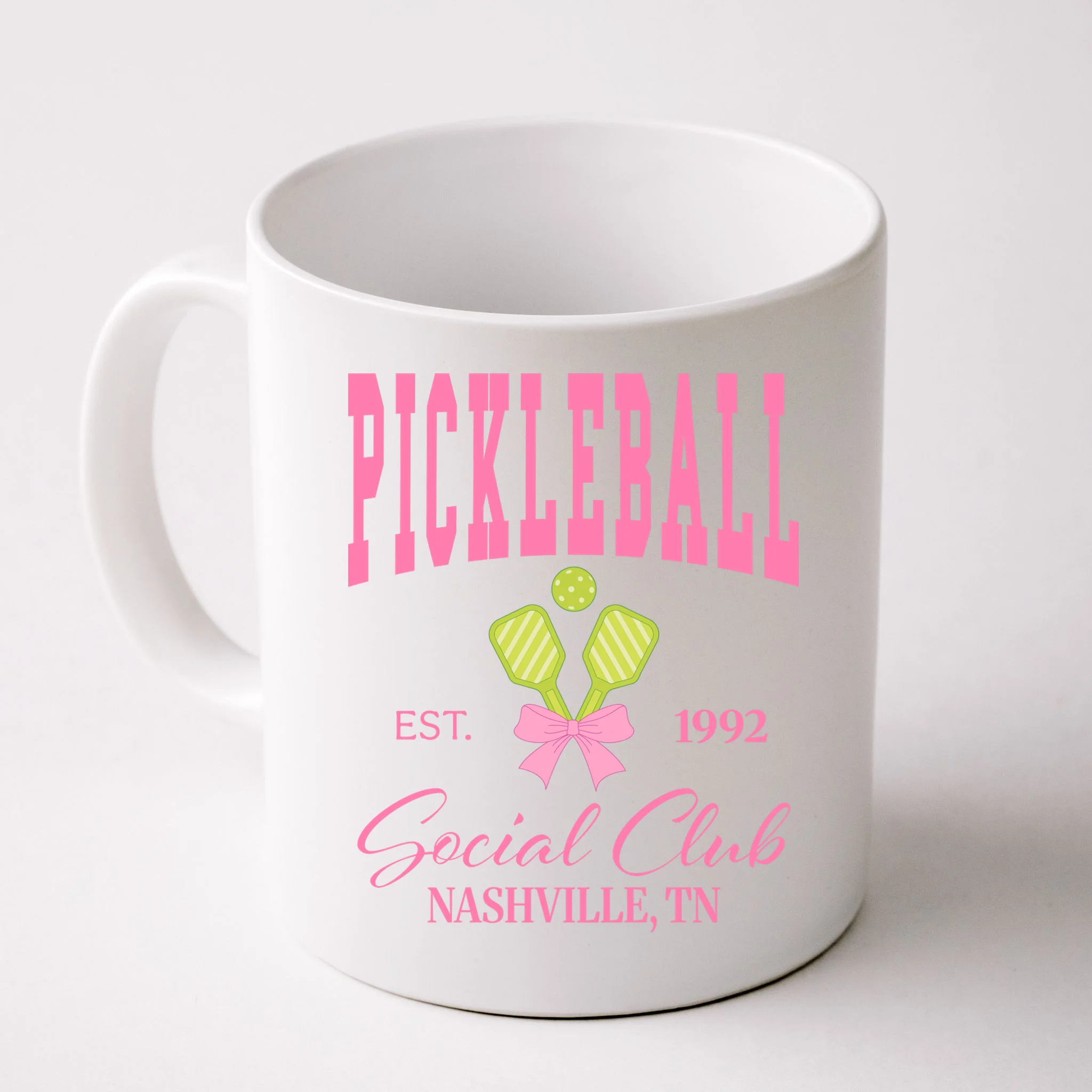 Custom Pickleball Social Club Personalized Mug - Front