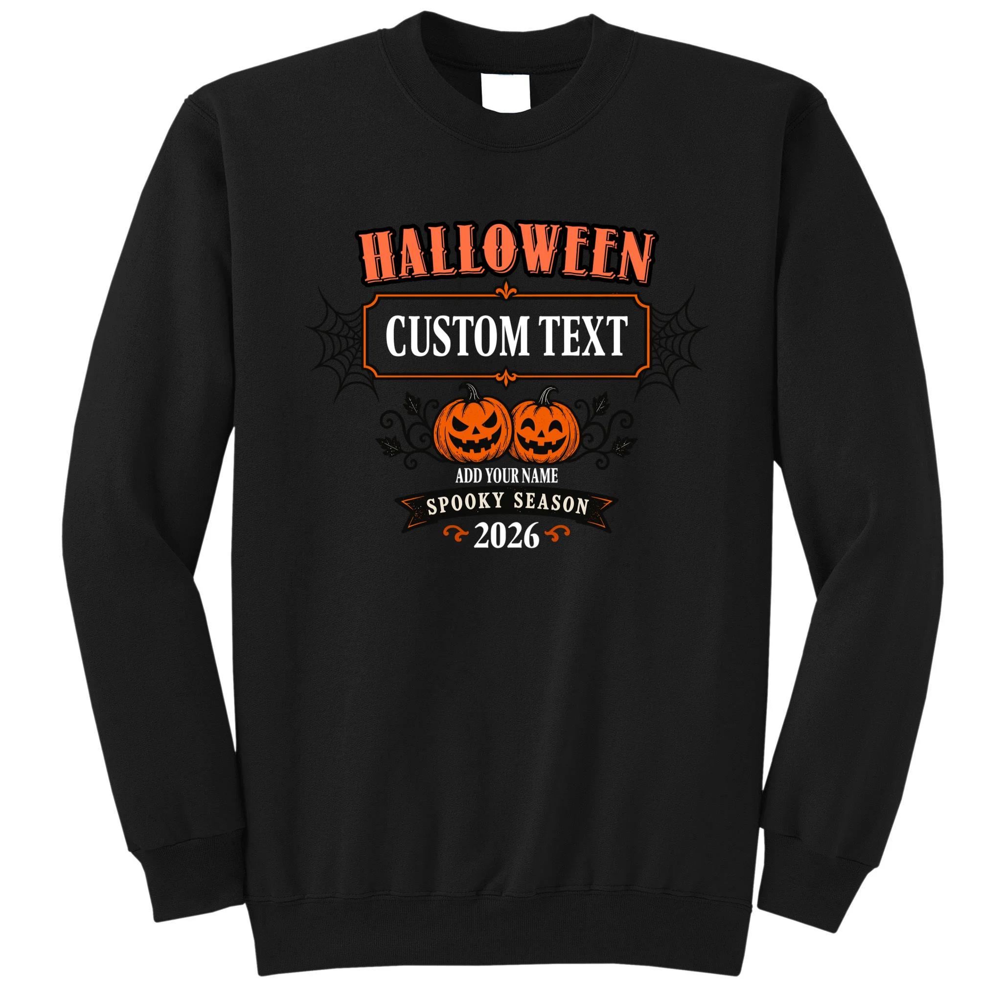 Personalized Custom Halloween - Spooky Halloween Men's Sweatshirt - Front