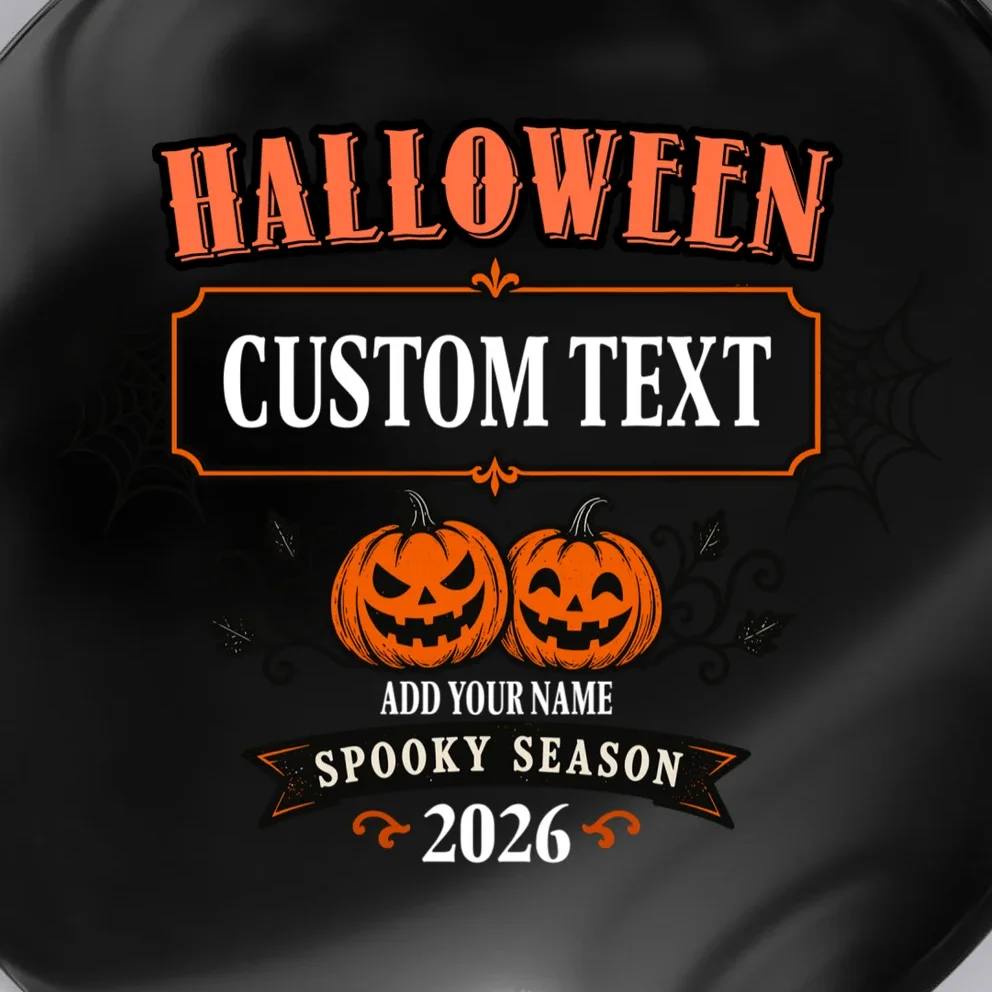 Personalized Custom Halloween - Spooky Halloween Button - Front - Close-up