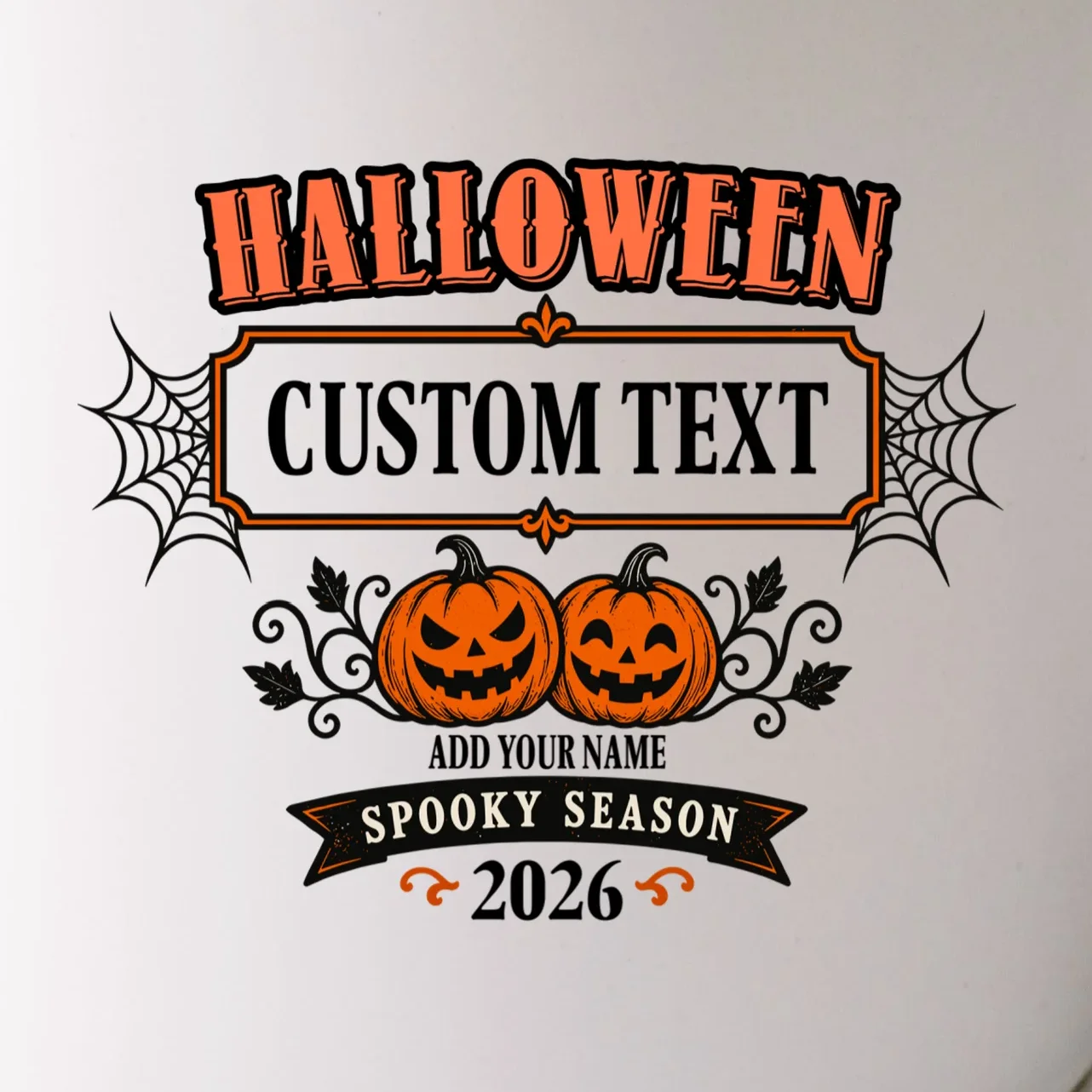 Personalized Custom Halloween - Spooky Halloween Mug - Front - Close-up
