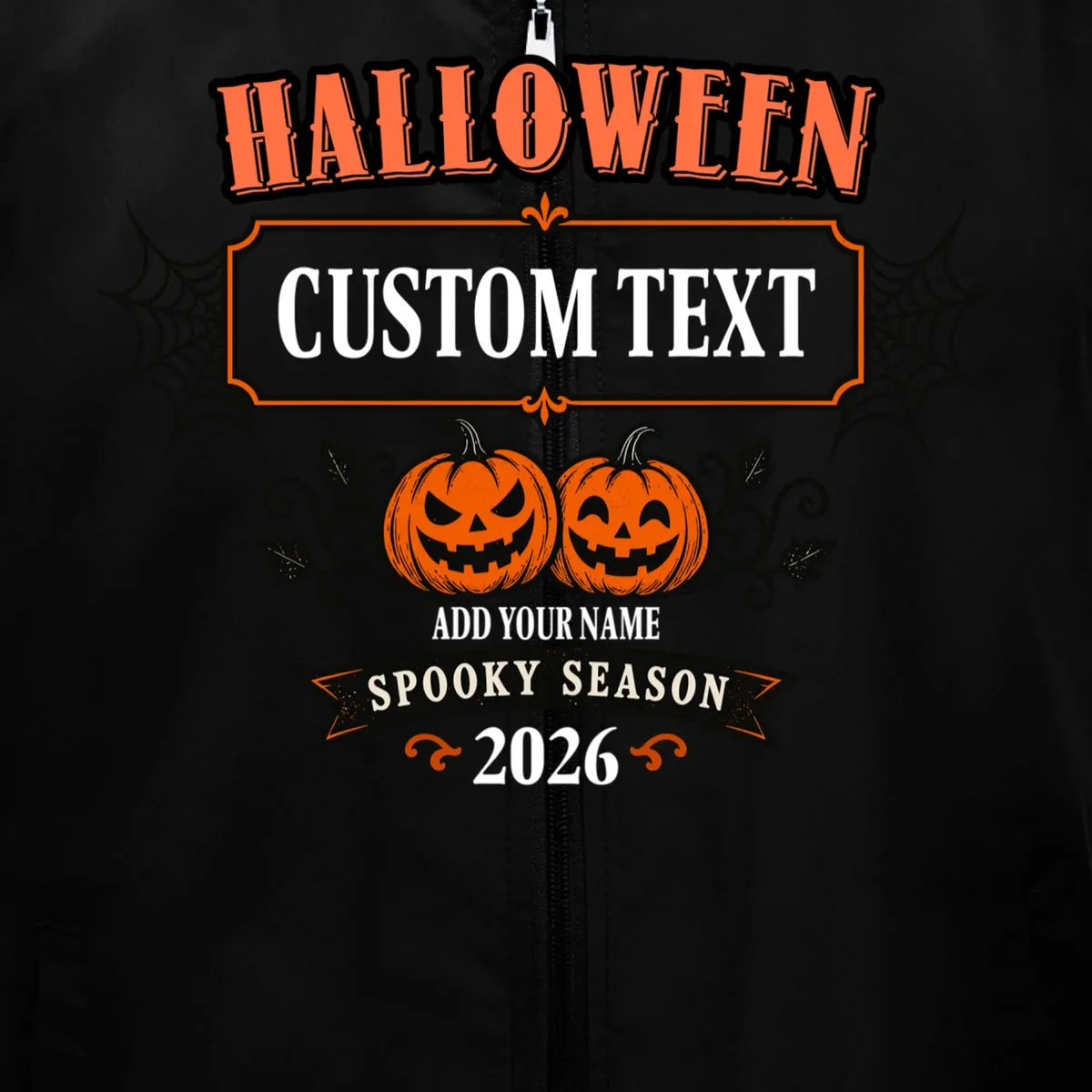 Personalized Custom Halloween - Spooky Halloween Men's Vest - Front - Close-up