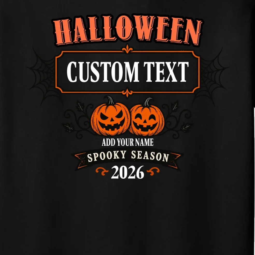 Personalized Custom Halloween - Spooky Halloween Men's Pajamas - Front - Close-up