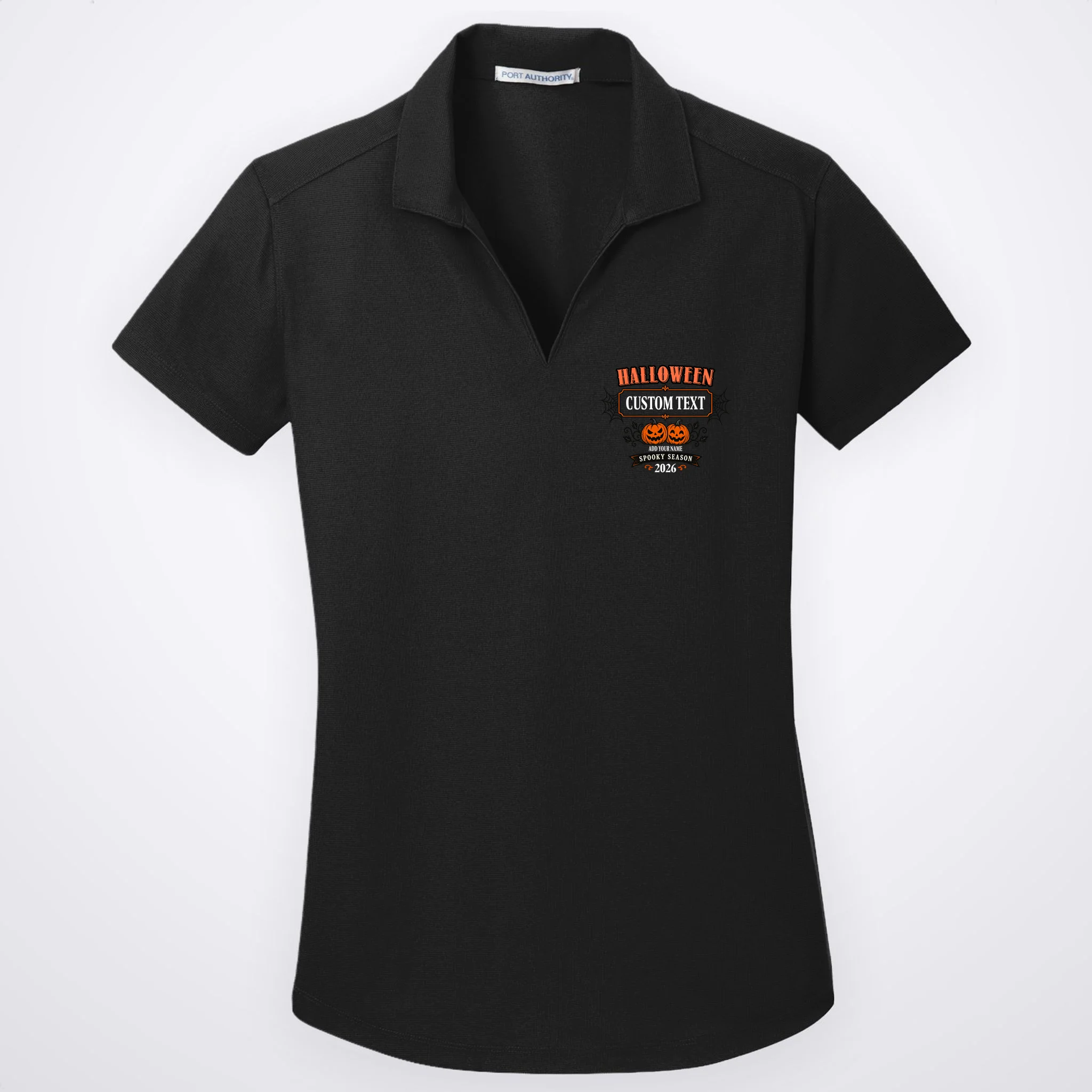 Personalized Custom Halloween - Spooky Halloween Women's Polo - Front