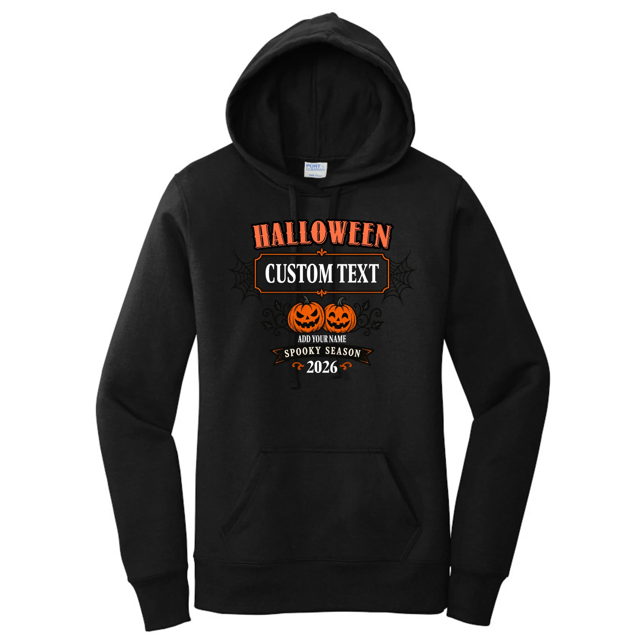 Personalized Custom Halloween - Spooky Halloween Women's Pullover Hoodie - Front