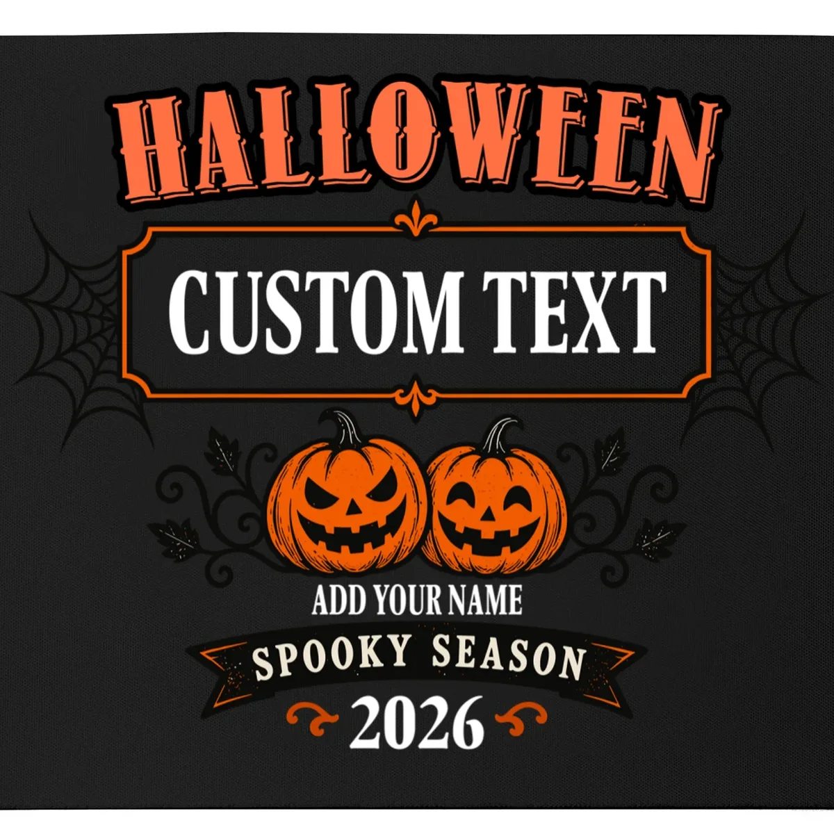 Personalized Custom Halloween - Spooky Halloween Mouse Pad - Front - Close-up