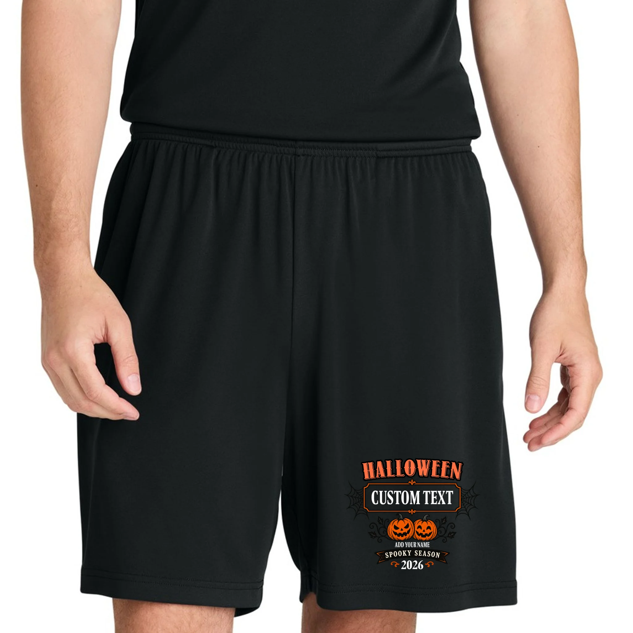 Personalized Custom Halloween - Spooky Halloween Men's Shorts - Front 1