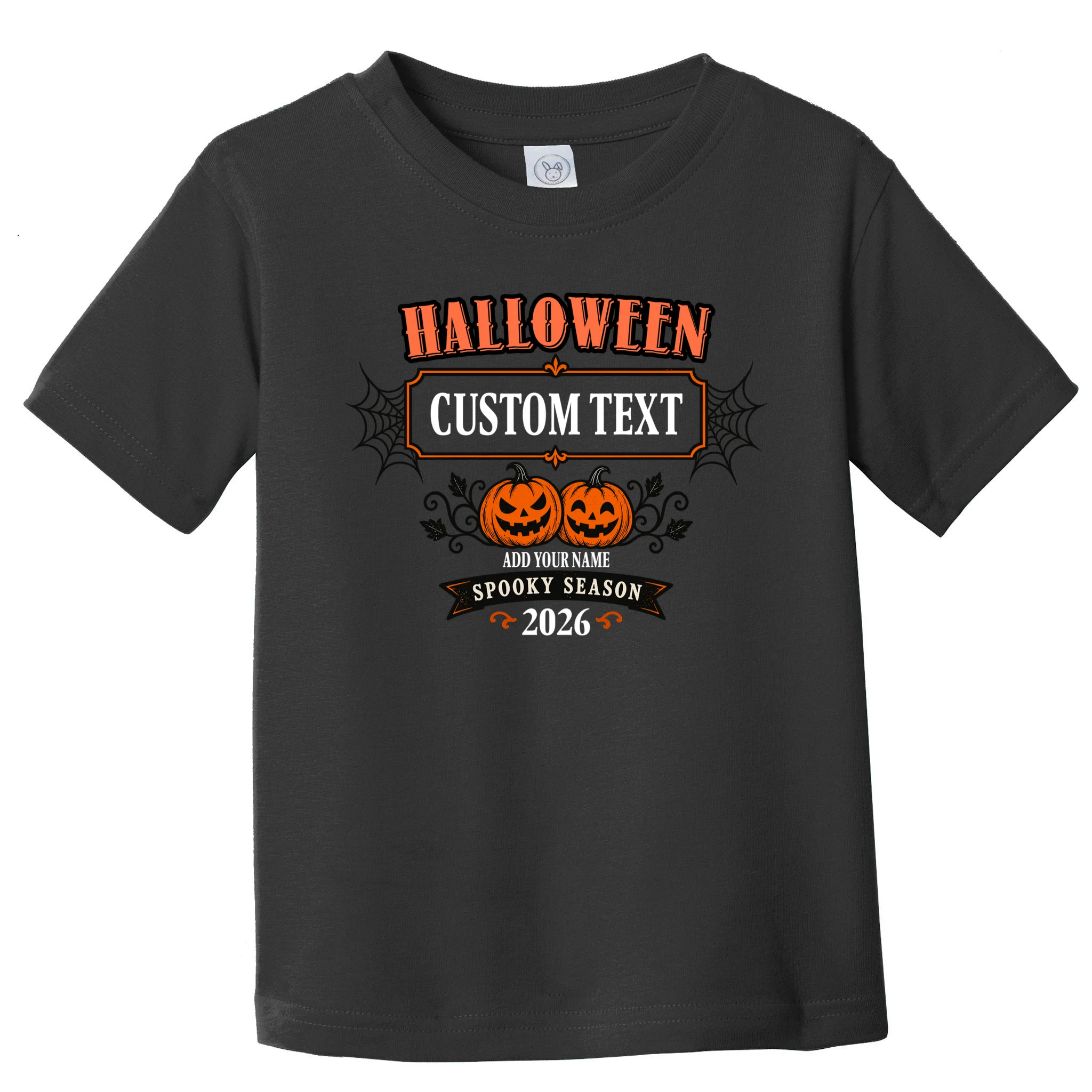 Personalized Custom Halloween - Spooky Halloween Toddler T-Shirt - Front