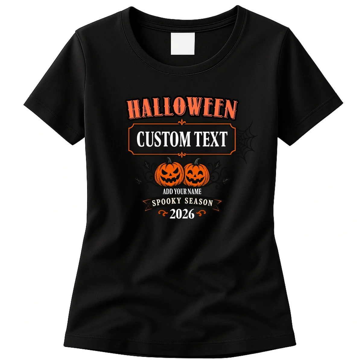 Personalized Custom Halloween - Spooky Halloween Women's T-Shirt - Front
