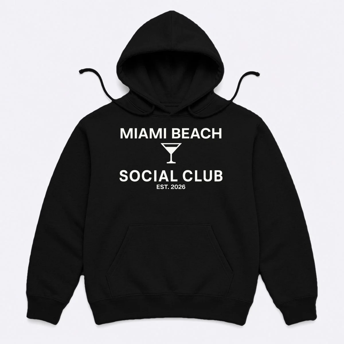 Custom Place Social Club Bachelorette Hoodie - Front