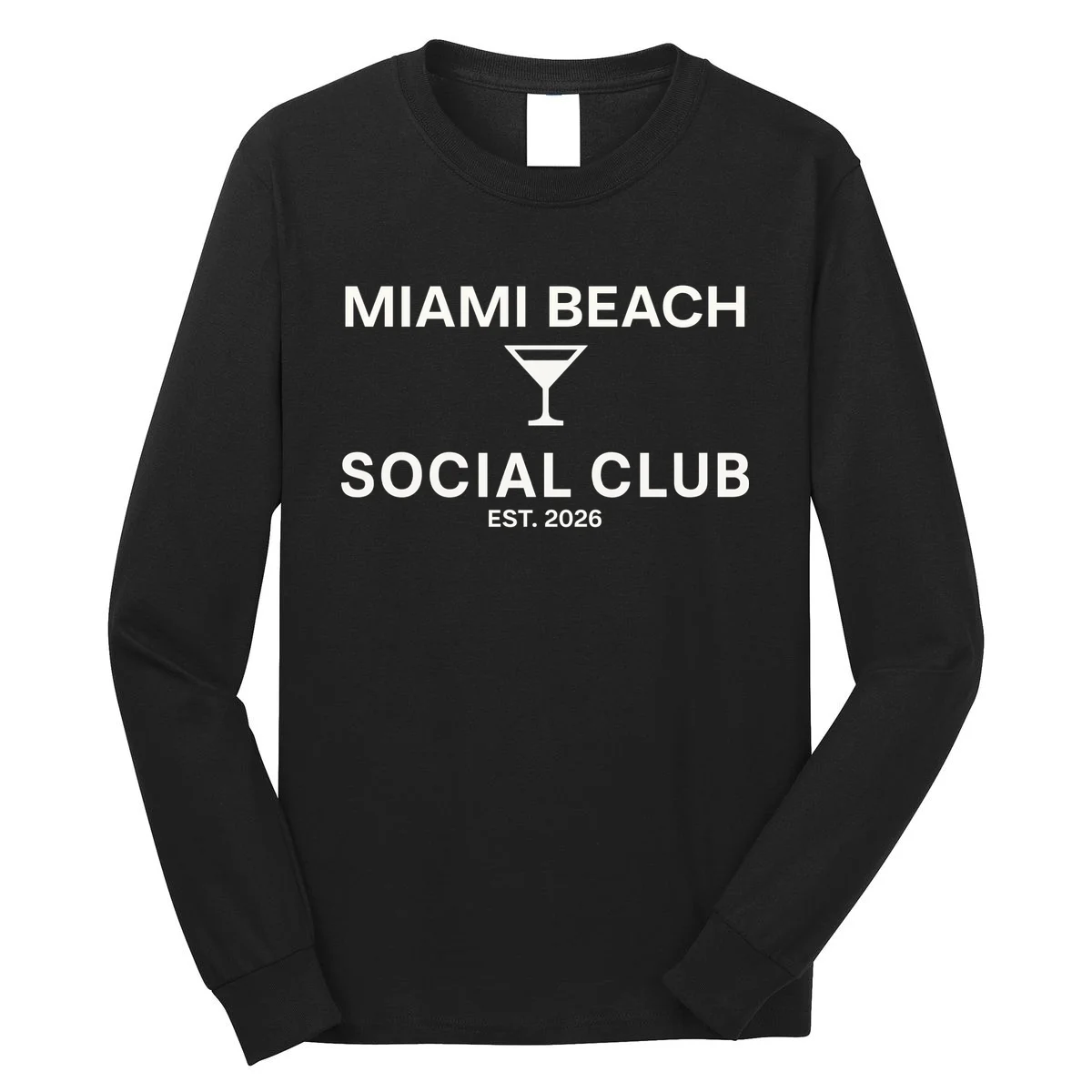 Custom Place Social Club Bachelorette Long Sleeve Shirt - Front
