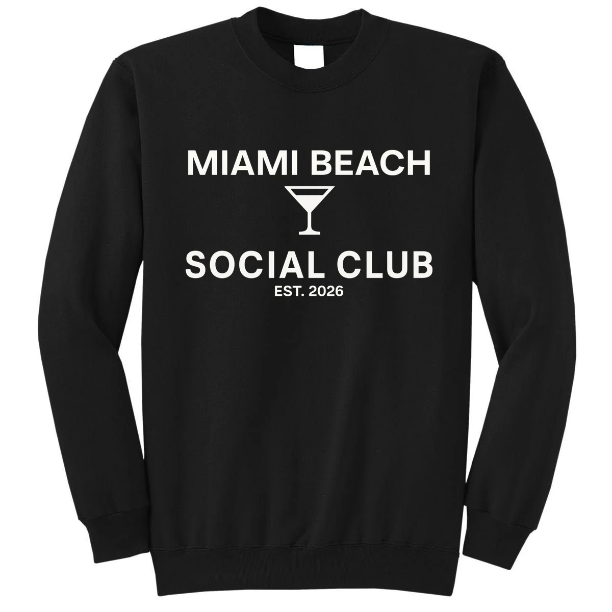 Custom Place Social Club Bachelorette Sweatshirt - Front