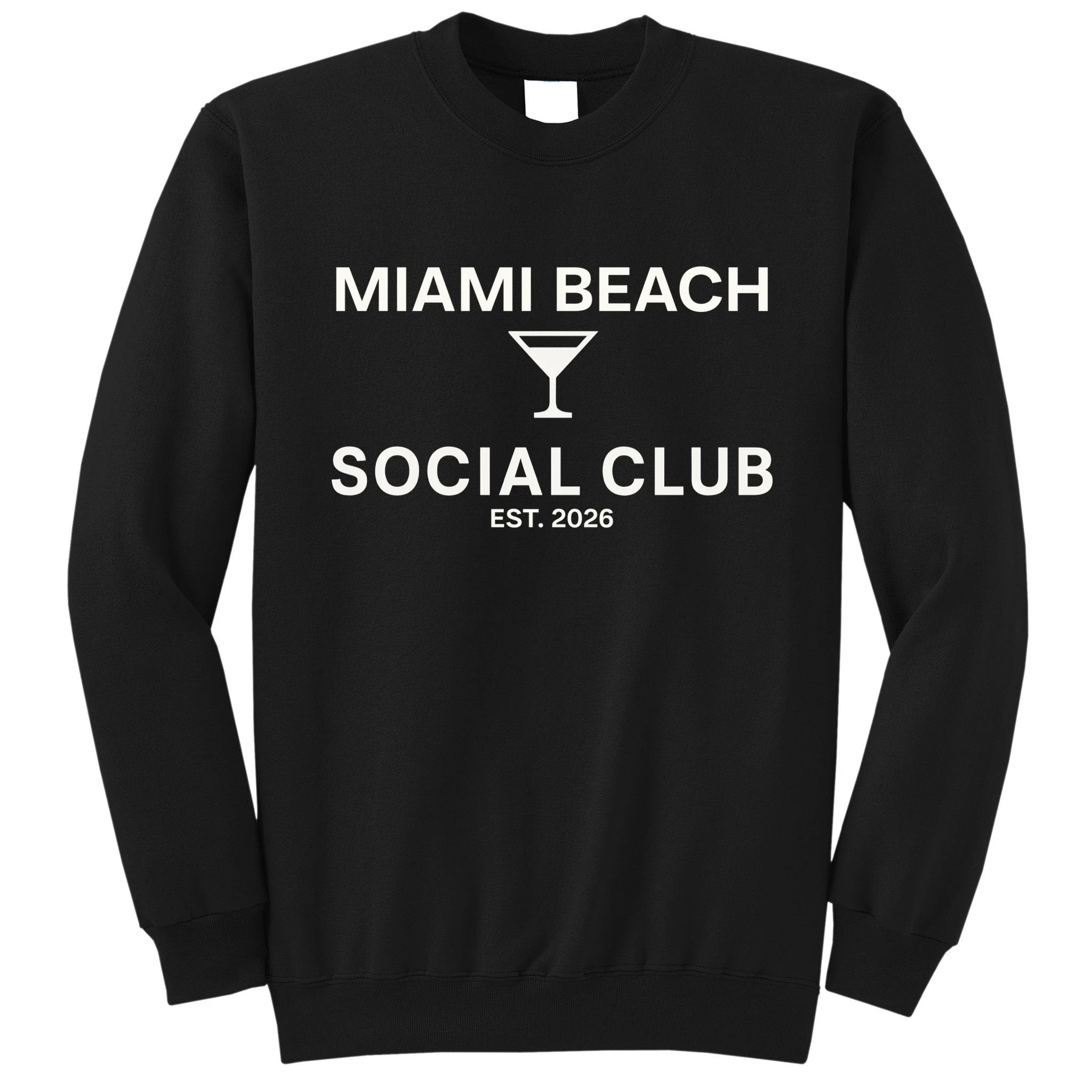 Custom Place Social Club Bachelorette Men's Sweatshirt - Front