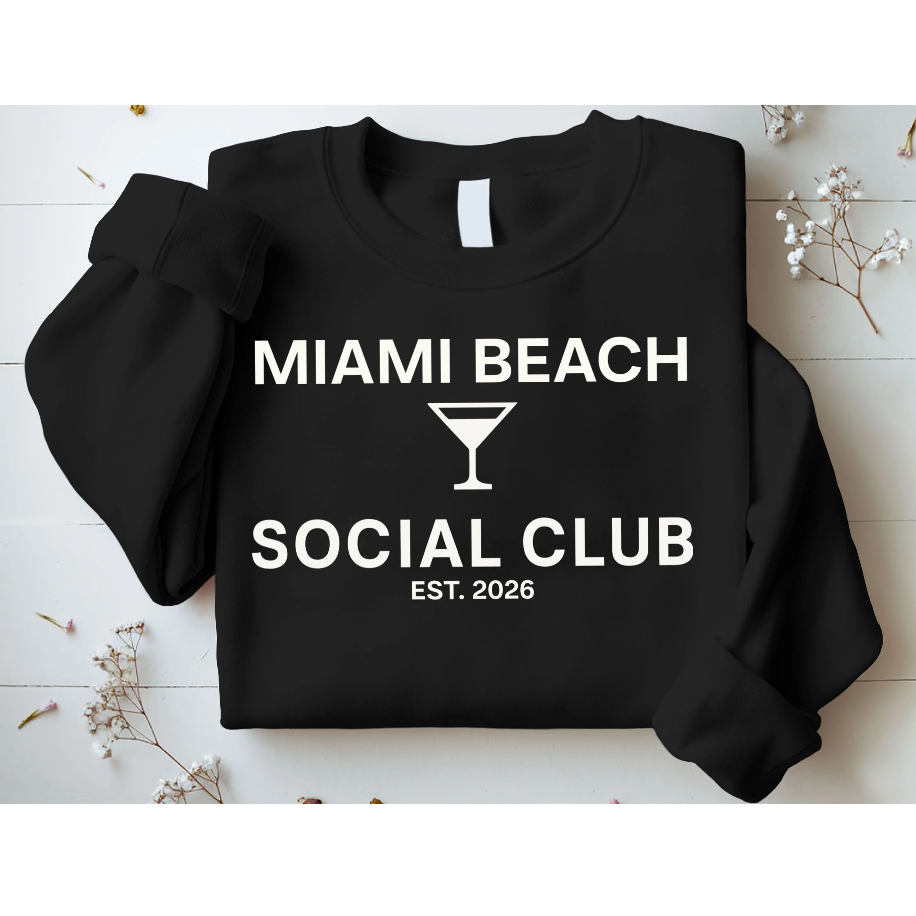 Custom Place Social Club Bachelorette Sweatshirt - Front 1