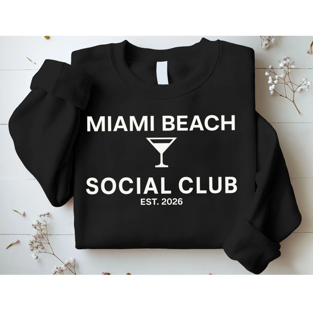 Custom Place Social Club Bachelorette Sweatshirt - Front 1