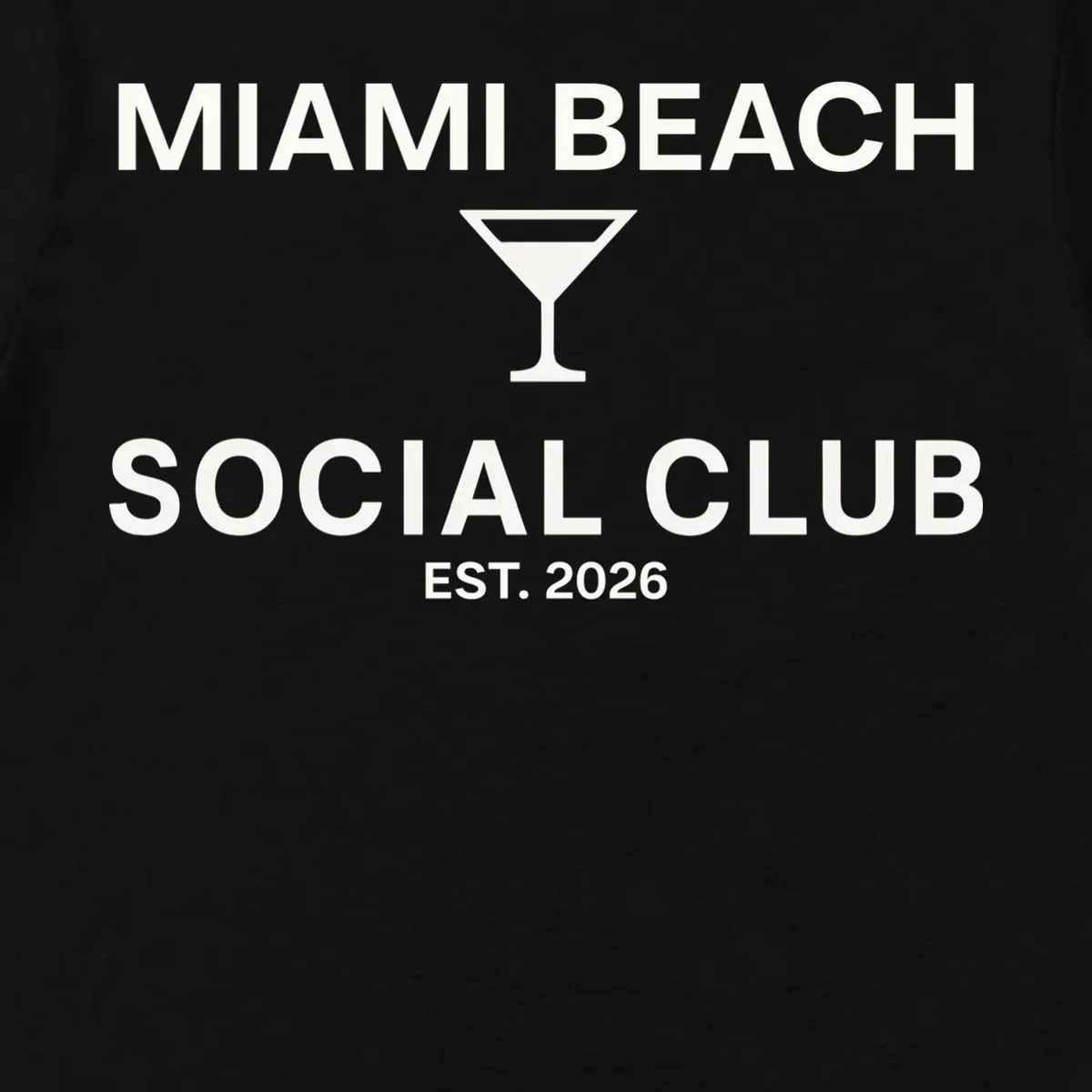 Custom Place Social Club Bachelorette Men's T-Shirt - Front - Close-up