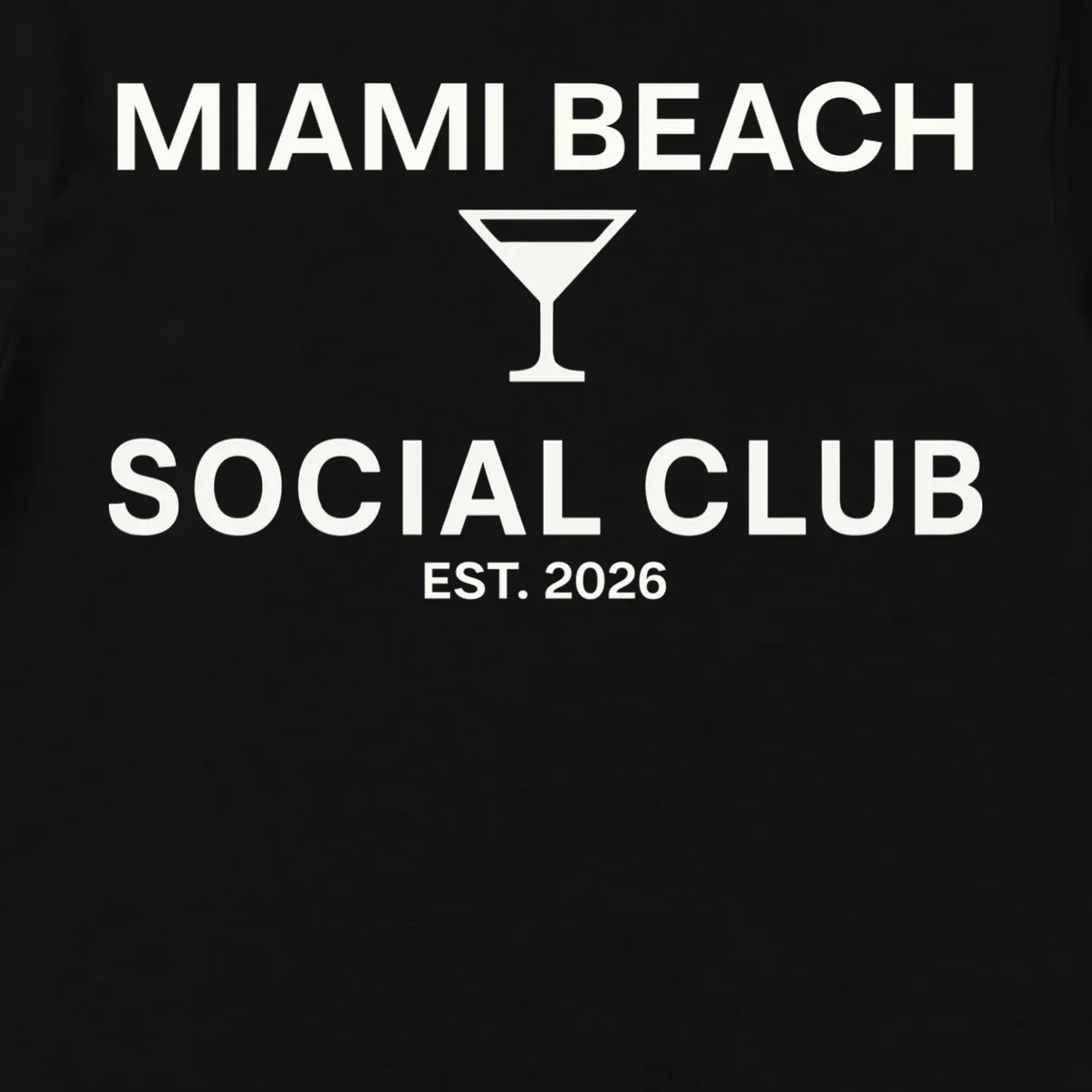 Custom Place Social Club Bachelorette Men's T-Shirt - Front - Close-up