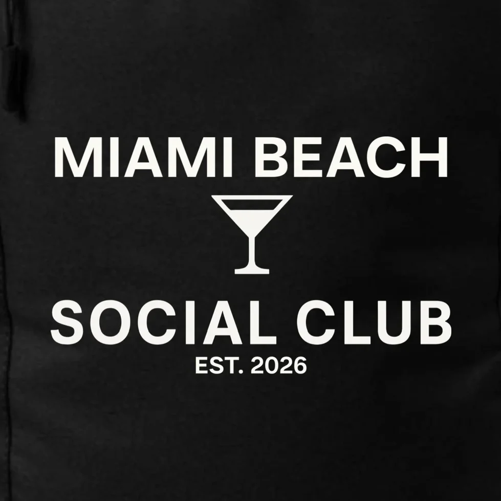 Custom Place Social Club Bachelorette Backpack - Front - Close-up