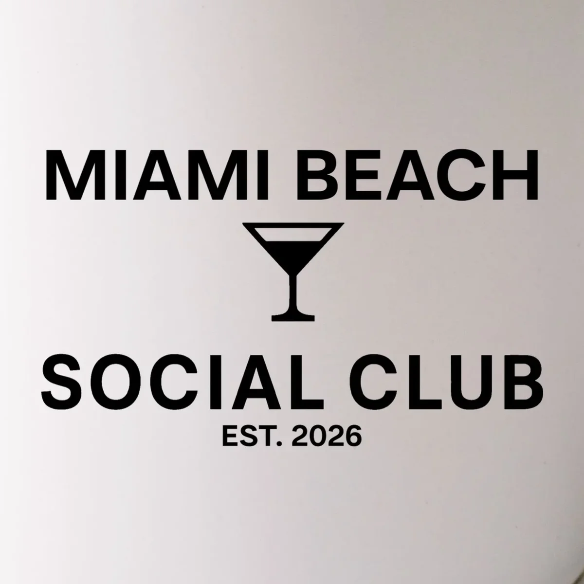 Custom Place Social Club Bachelorette Mug - Front - Close-up