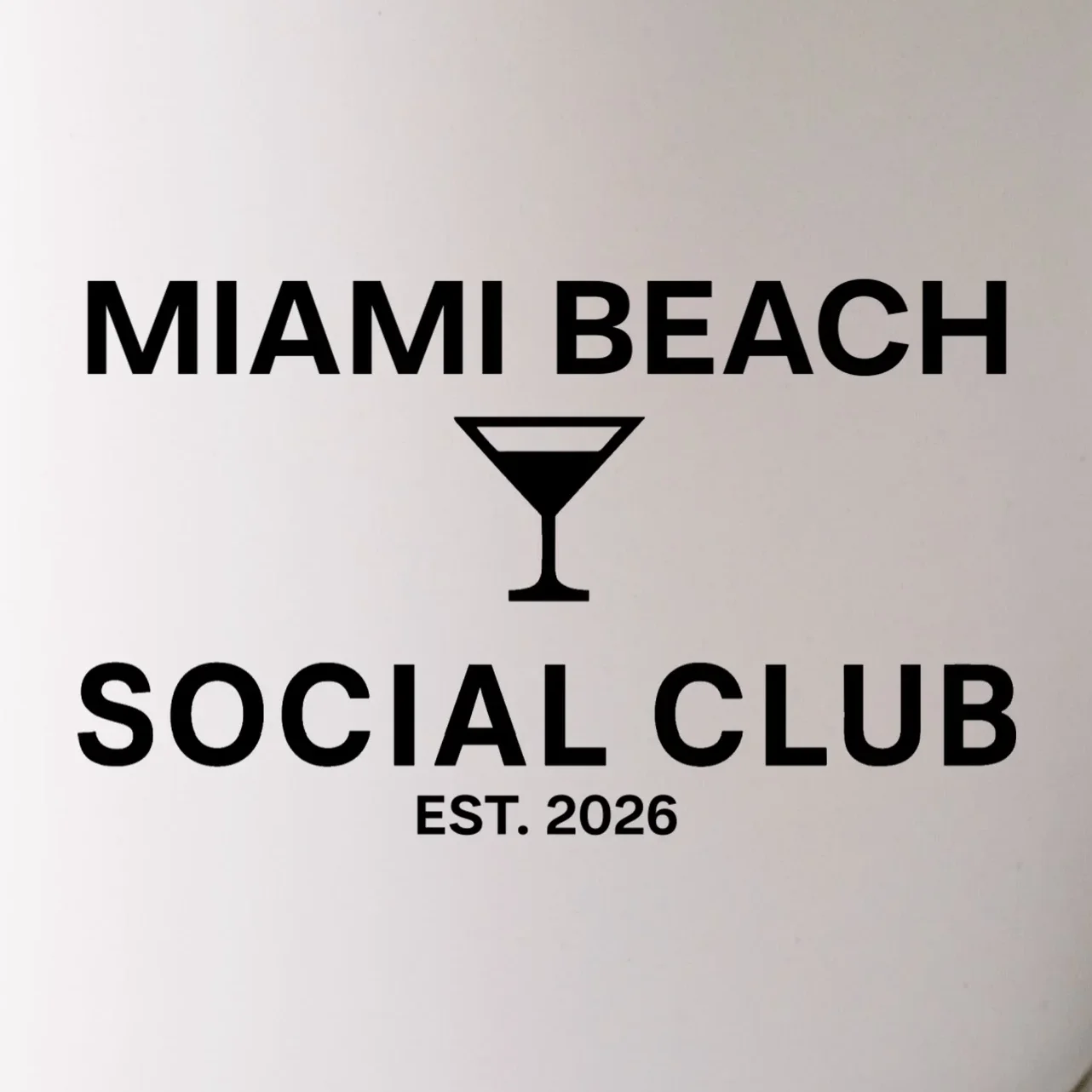 Custom Place Social Club Bachelorette Mug - Front - Close-up
