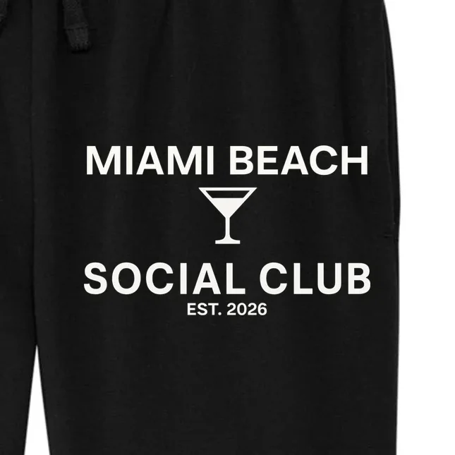 Custom Place Social Club Bachelorette Women's Fleece Sweatpants - Front - Close-up