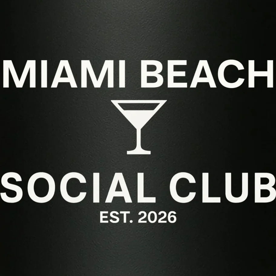 Custom Place Social Club Bachelorette 20oz Tumbler - Front - Close-up