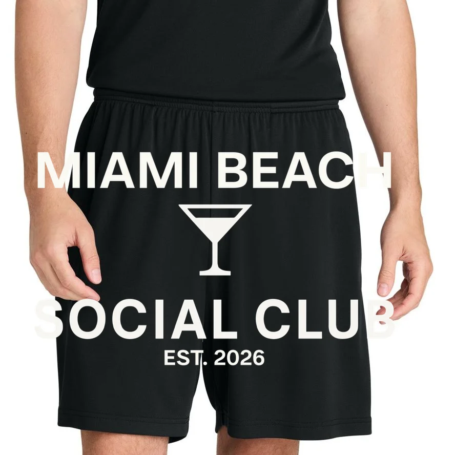 Custom Place Social Club Bachelorette Men's Shorts - Front 1