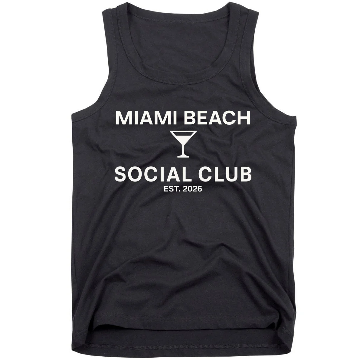 Custom Place Social Club Bachelorette Tank Top - Front