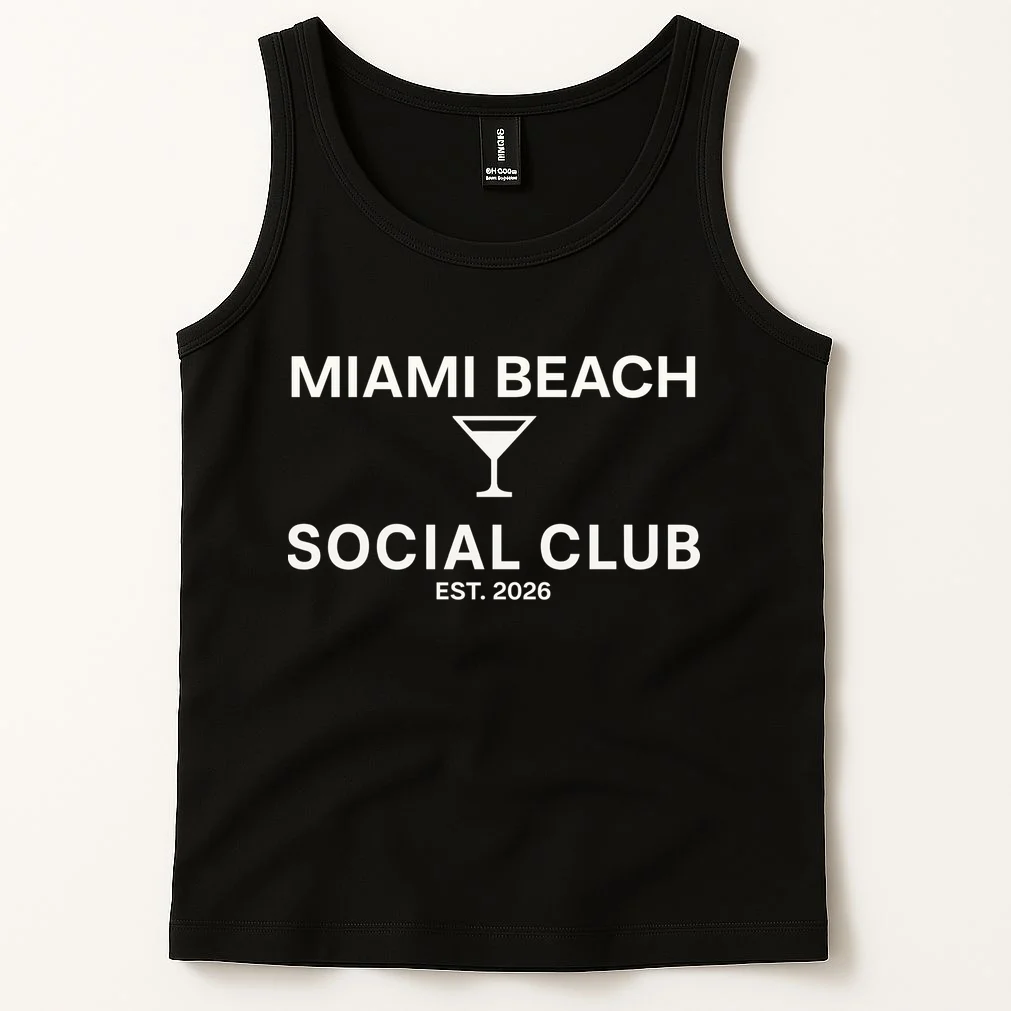 Custom Place Social Club Bachelorette Tank Top - Front 1