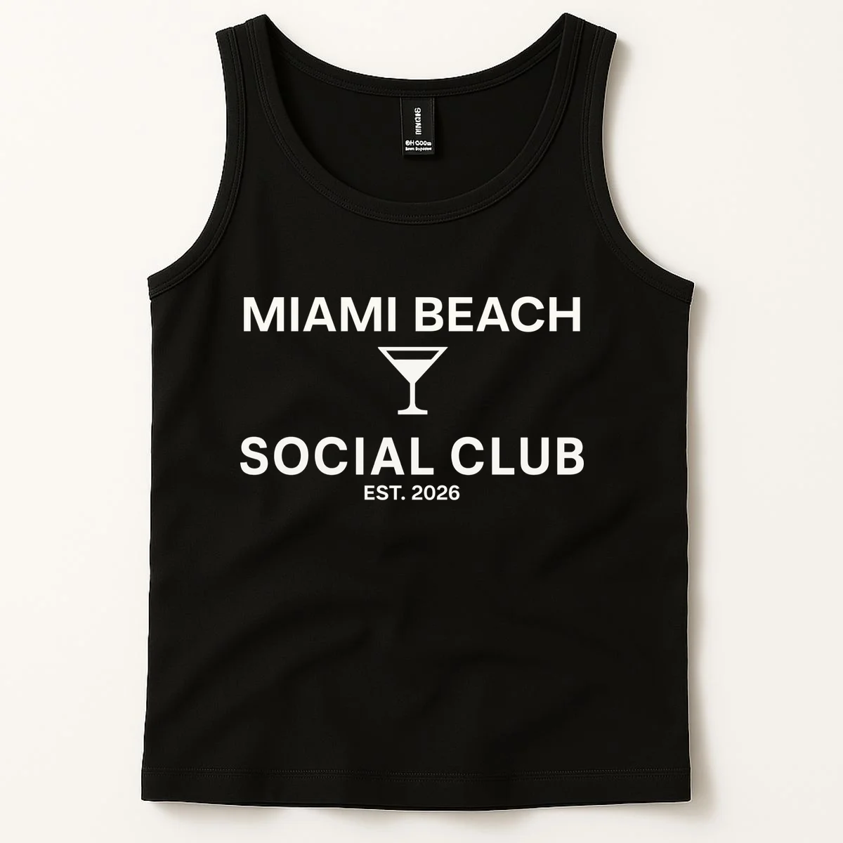 Custom Place Social Club Bachelorette Tank Top - Front 1