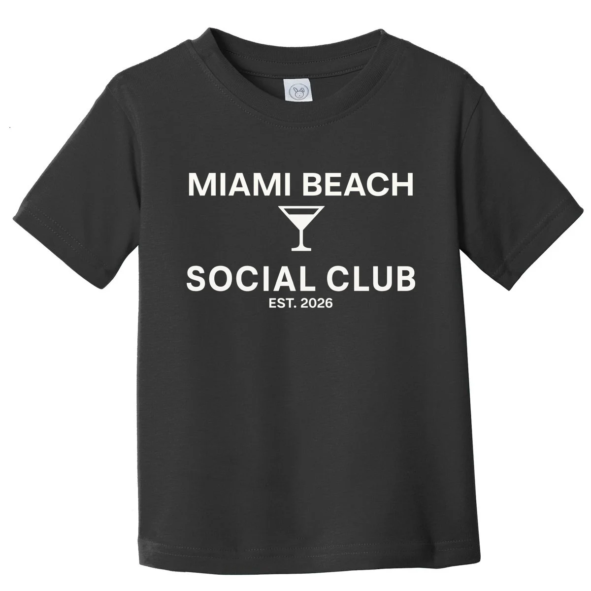 Custom Place Social Club Bachelorette Toddler T-Shirt - Front