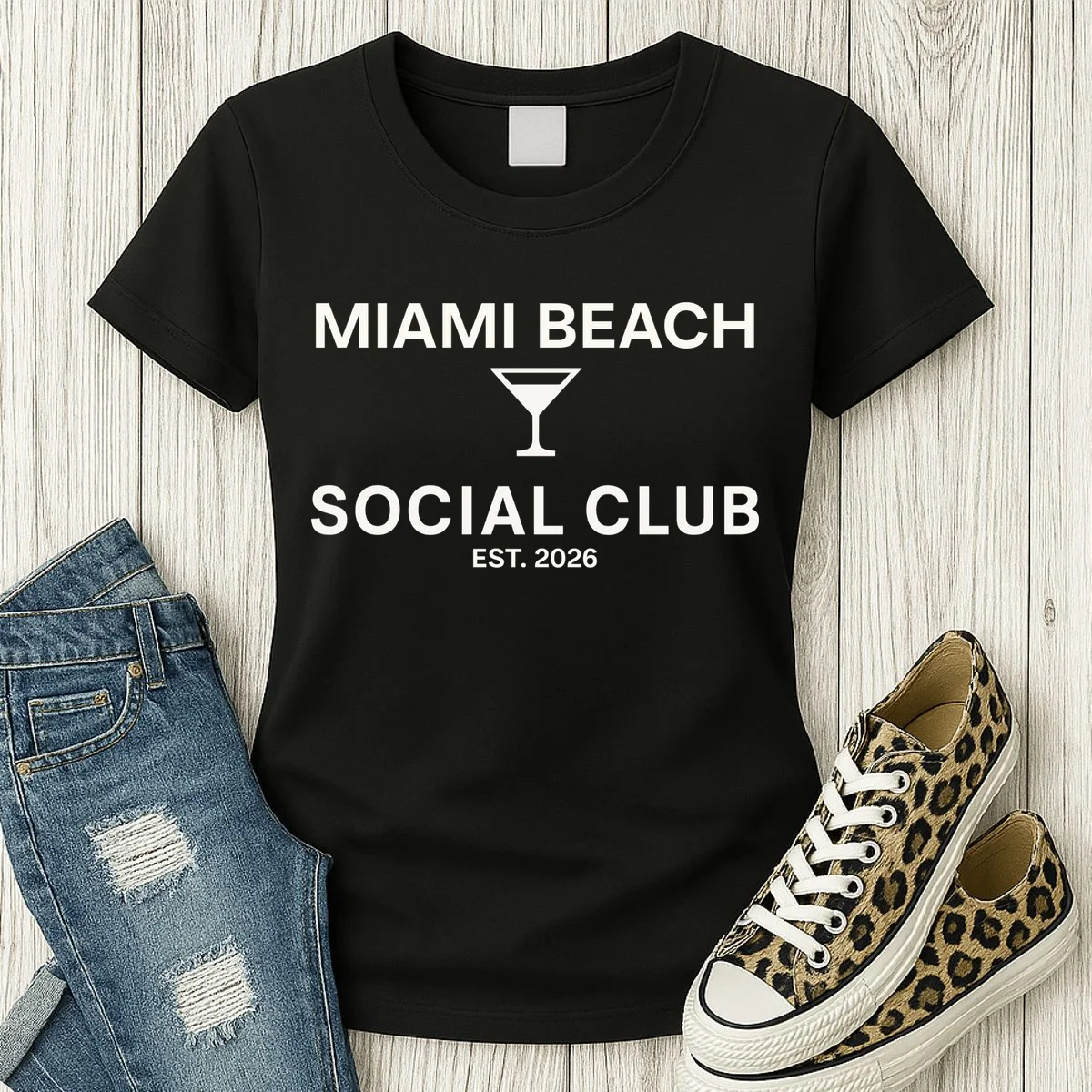 Custom Place Social Club Bachelorette Women's T-Shirt - Front 2
